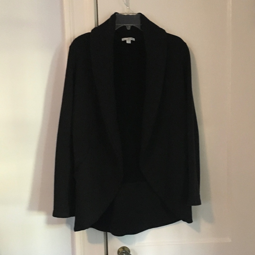 James Perse Shawl Collar Cardigan in Black